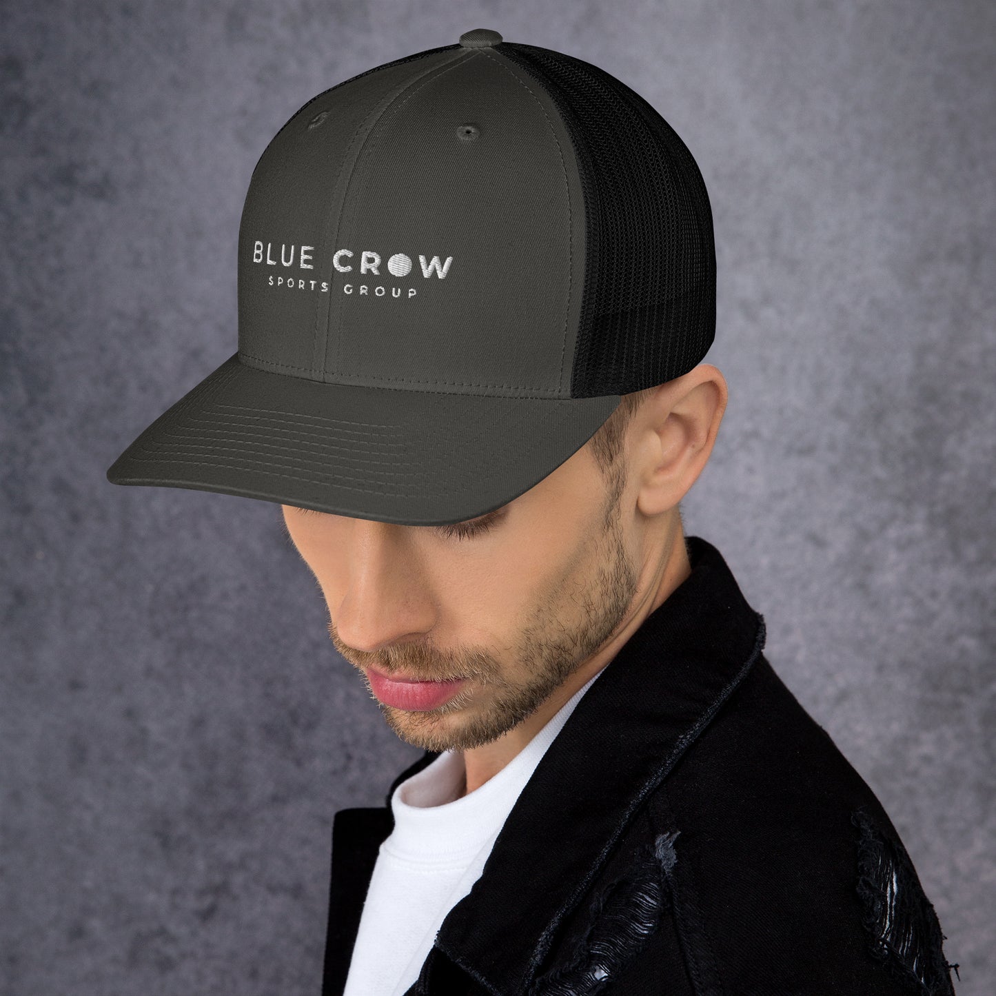 Blue Crow Trucker Cap